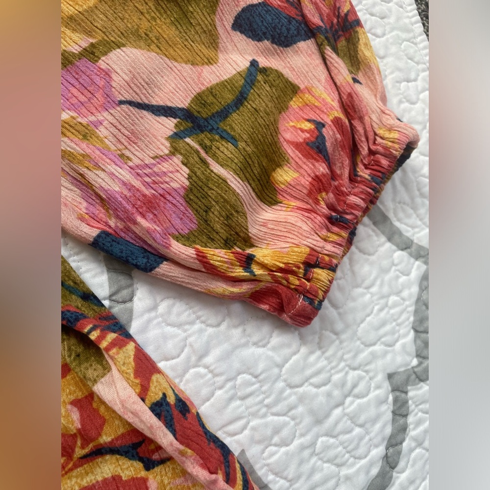 Terra & Sky Off the Shoulder Floral Blouse Women’s Size 1X (16W - 18W) - Picture 6 of 13